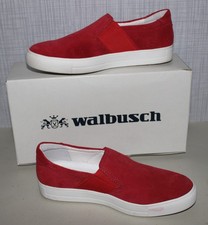 Slipper Damen rotes Leder