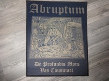 Abruptum Black Metal Backpatch