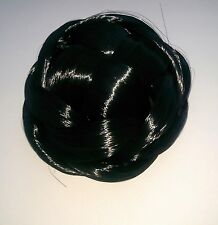 HAARTEIL -GRETCHEN- DUTT - SCHWARZ - B- WARE - Kunsthaarknoten Bel Hair Solida