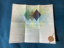 Rolex Zertifikat Garantie für