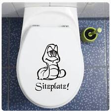 Sitzplatz Aufkleber für WC Deckel Sticker Wandtattoo Bad  Klodeckel  TDA033 