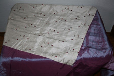 Kinder Tagesdecke Kinderdecke Satin Stickerei ca. 115x152cm