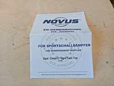 OPEL Corsa Tigra - Novus ABE