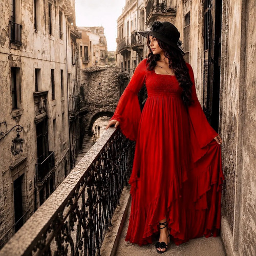 Boho dress long maxi - dress,,
