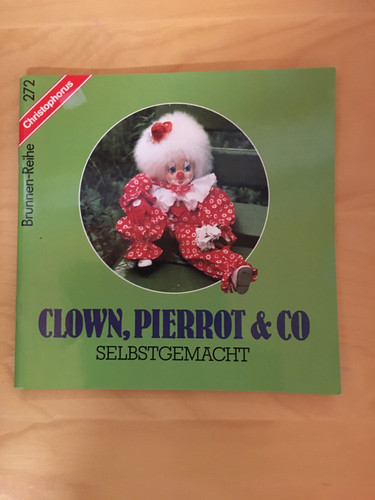 Bastelbuch clown pierrot co - clown,, &co