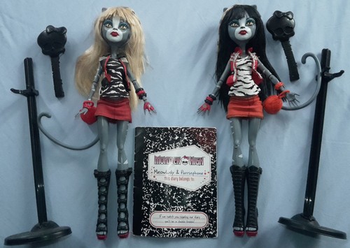 Monster high puppen meowlody - monster,
