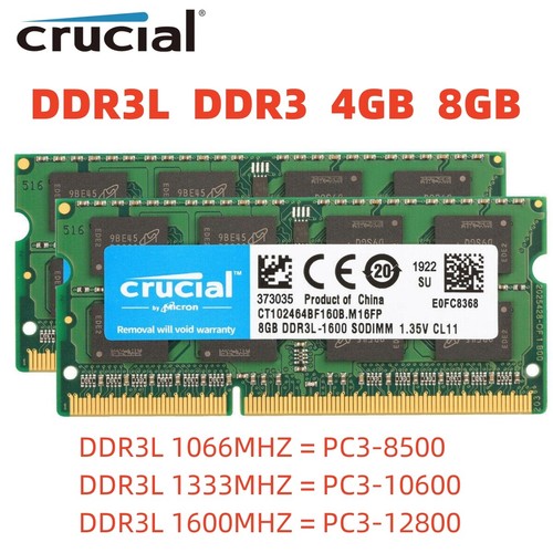 Crucial ddr3 ddr3l 4gb - crucial, 8gb