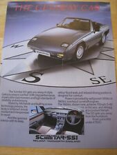 SCIMITAR SS1 RELIANT TAMWORTH ENGLAND POSTER WERBUNG FERTIG RAHMEN A4 GRÖSSE DATEI N