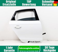 Audi A4 8K2 B8 8K5833052D Tür Beifahrerseite Hinten rechts IbisweissLY9C