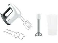 TEFAL HT4621 Prep'Mix+ Handmixer Weiß (500 Watt)