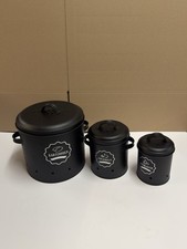 SYLANDO Aufbewahrungsset – Kartoffeltopf, Zwiebeltopf und Knoblauchtopf  NEU