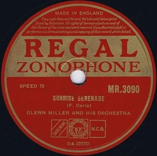 SCHELLACK Glenn Miller And His