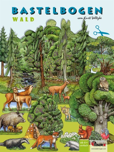 Wald basteln aus - , papier