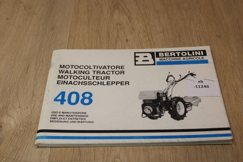 Bertolini einachsschlepper 408 - einachsschlepper,