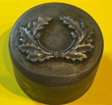 Alter Eisen Prägestempel Werkzeug Eichenlaub Mützen Kokarde Deutsches Reich 2WK