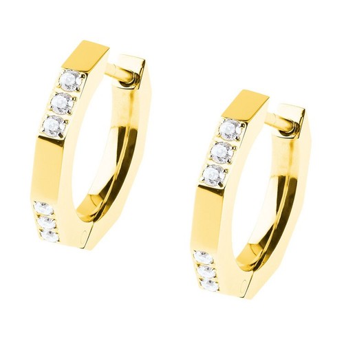 Creolen edelstahl gold - creolen,