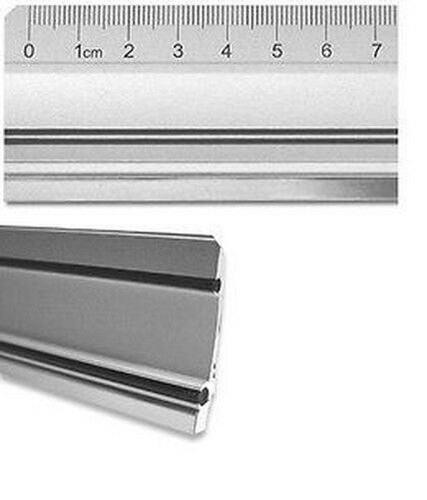 Schneidelineal aluminium 100cm - aluminium,