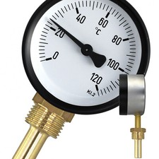 Thermometer mit tauchhülse