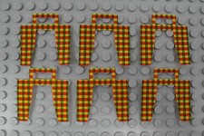 LEGO 10220 - 6x Vorhang Gardine für VW Volkswagen T1 Bulli cloth curtain 10187