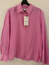 Zara Bluse Hemdbluse Seide