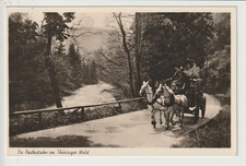 AK  Die Postkutsche im Thüringer Wald     sehr alt !!