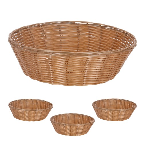 Brotkorb set ø24x10 braun - set,