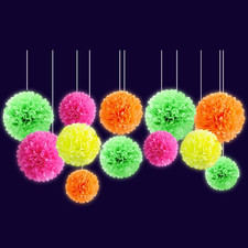 Schwarzlicht Party deko – 12