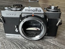 Minolta XD7 Analog Spiegelreflexkamera, Gehäuse, Silber