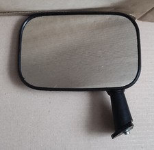 Wartburg Trabant IFA linker Außenspiegel Glas neu,Fußdichtung+Verschraubung