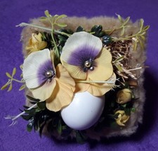 Hübscher Oster DekoStrauß Landhaus Nostalgie Shabby Vintage HANDARBEIT Neu Klein