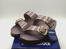 BIRKENSTOCK ARIZONA BIG BUCKLE L9 M7 260 LEDER FADED PURPLE Gr 40 NEU IM KARTON