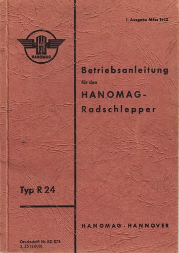 Hanomag r24 radschlepper - r24,
