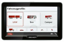 Becker Transit 70 LMU Navigationsgerät LKW PKW 7 Zoll Navi Europa Karte Q2/2025