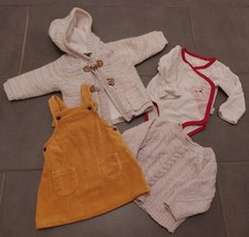 Baby Kleidung Paket* Fleece/Strickjacke, Cordkleid etc.*Mädchen*Gr. 62/68