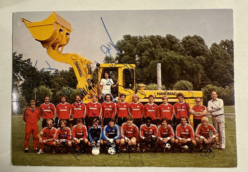 Hannover autogrammkarte - 96,