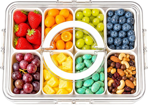 Snackbox mit fächern - mit, &