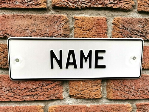 Schild namenschild lkw - st,