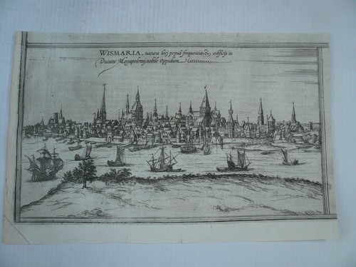 Rostock anno 1575 panorama - rostock,,