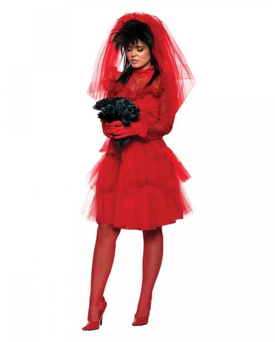 Rotes gothic braut damen - braut,