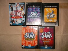 Die Sims Deluxe & 4 Erweiterungspack Party  + Hot Date + Urlaub total + Megastar