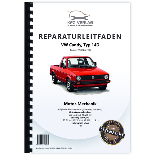 Caddy typ 14d - 14d, 1,8l