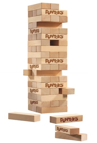Funtoys wackel turm - funtoys, holz-turm