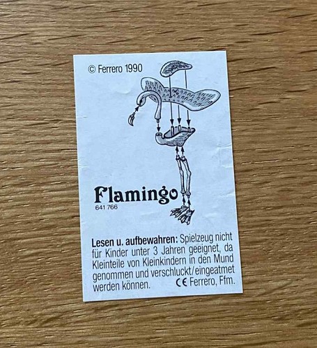 Bpz beipackzettel flamingo - bpz,