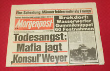 Mopo Zeitung 26. Februar 1981 Geburtstag * AKW Brokdorf - Wasserwerfer