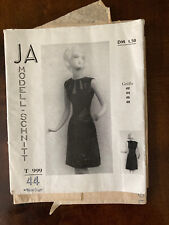 schnittmuster original 60er jahre, etuikleid gr.44, ja modellschnitt