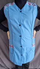 Nylon Dederon kittel schürze Vintage   Apron Gr.  42 Original 70er Jahre--RAR