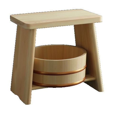 Hinoki holz badstuhl - hinoki,