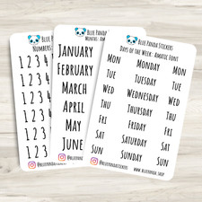 Amatic Font Functional Sticker