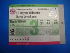 03/04 Ticket FC Bayern