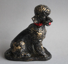 Vintage großer pudel figur - großer,